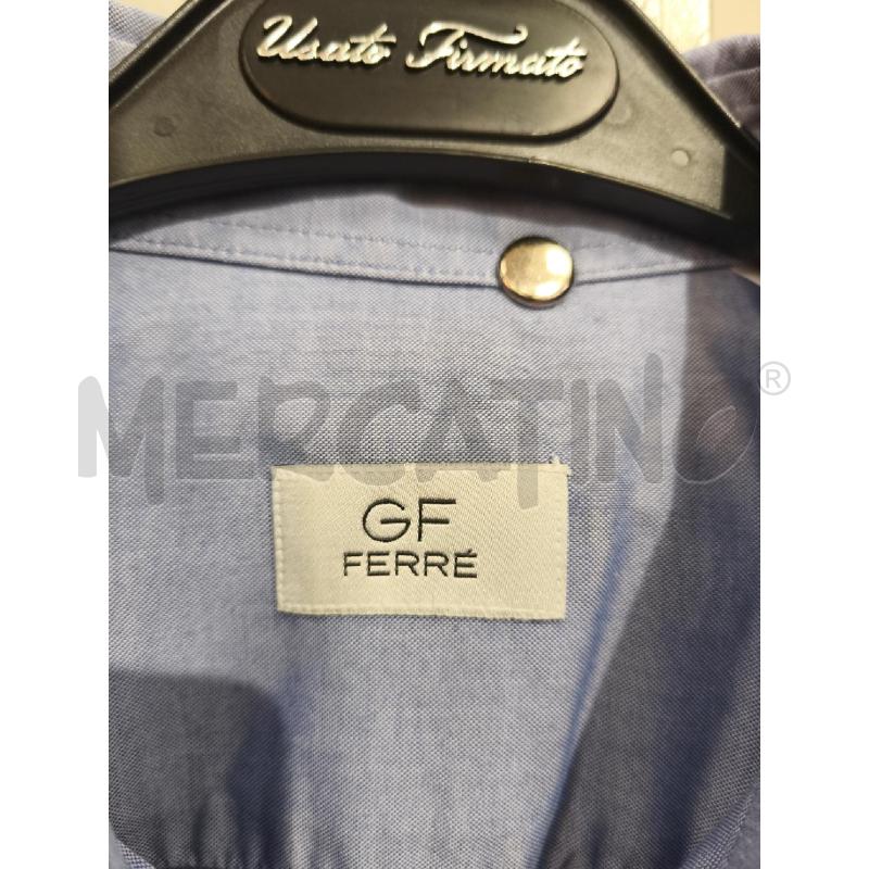CAMICIA UOMO GF FERRÈ INDACO CANGIANTE | Mercatino dell'Usato Campobasso 2