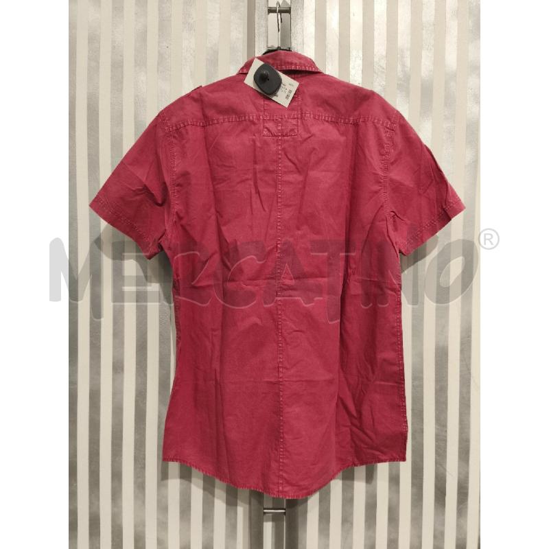 CAMICIA UOMO GUESS ROSA SCURO EFFETTO SABBIATO | Mercatino dell'Usato Campobasso 5