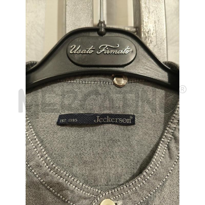 CAMICIA UOMO JECKERSON GRIGIA COREANA | Mercatino dell'Usato Campobasso 2