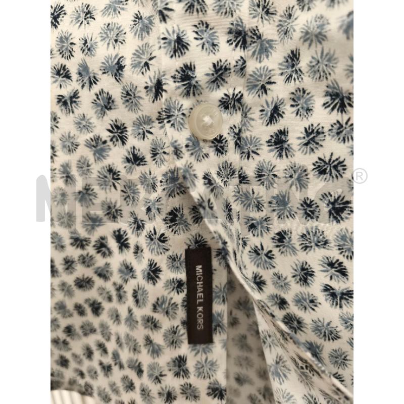 CAMICIA UOMO MICHAEL KORS BIANCA SOFFIONI CELESTIBLU | Mercatino dell'Usato Campobasso 3