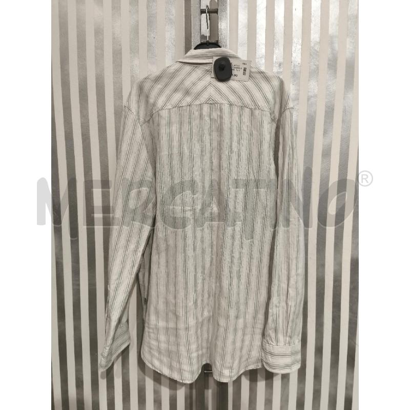 CAMICIA UOMO TIMBERLAND BIANCA RIGHE CELESTI | Mercatino dell'Usato Campobasso 5