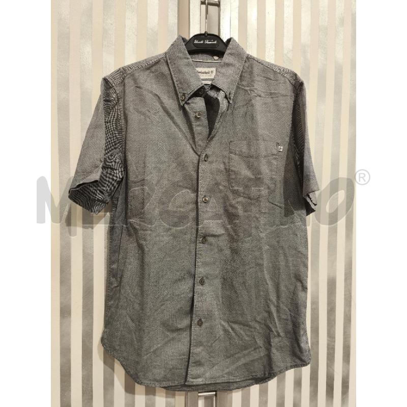 CAMICIA UOMO TIMBERLAND GRIGIA MANICHE CORTE | Mercatino dell'Usato Campobasso 1