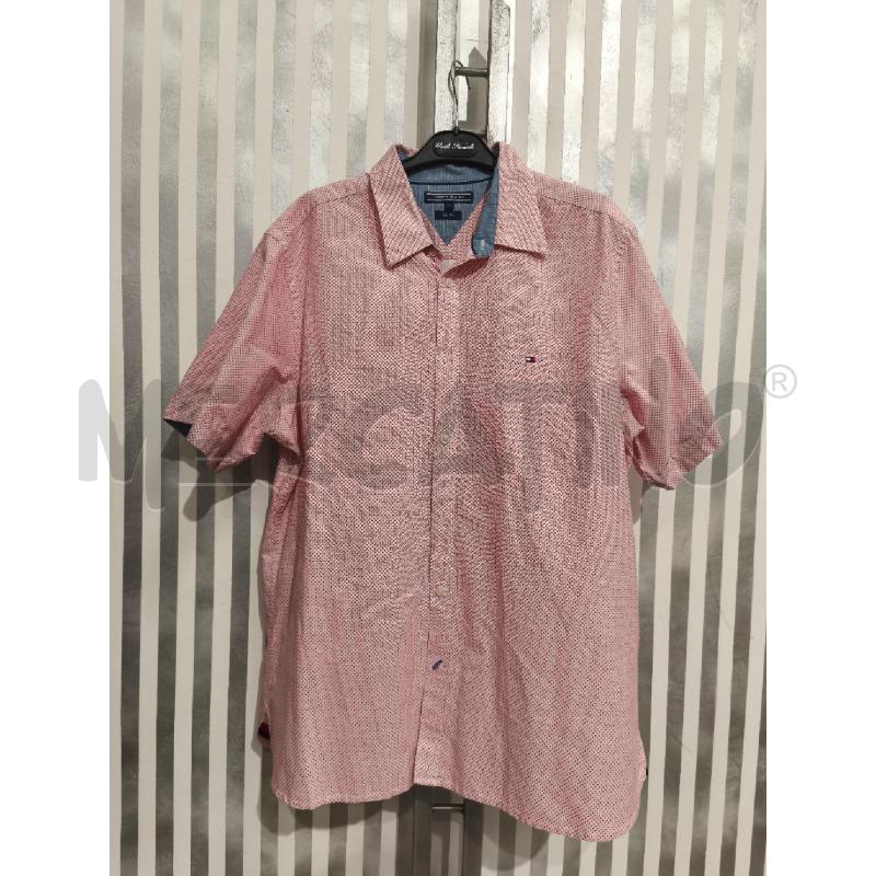 CAMICIA UOMO TOMMY HILFIGER ROSA E ROSSA  | Mercatino dell'Usato Campobasso 1