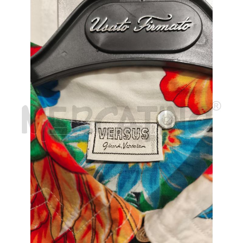 CAMICIA UOMO VERSUS GIANNI VERSACE RIGHE FIORI CHITARRE | Mercatino dell'Usato Campobasso 2