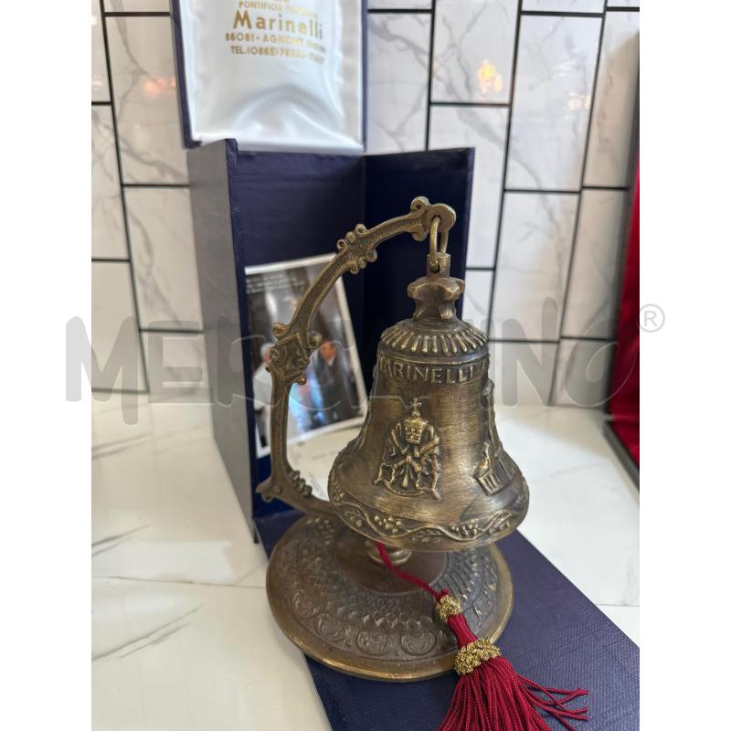 CAMPANA MARINELLI BRONZO H CM 23 CON SUPP | Mercatino dell'Usato Campobasso 1