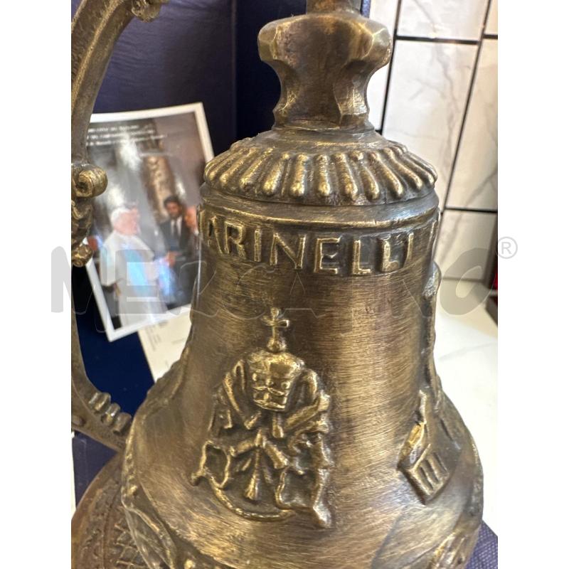 CAMPANA MARINELLI BRONZO H CM 23 CON SUPP | Mercatino dell'Usato Campobasso 2