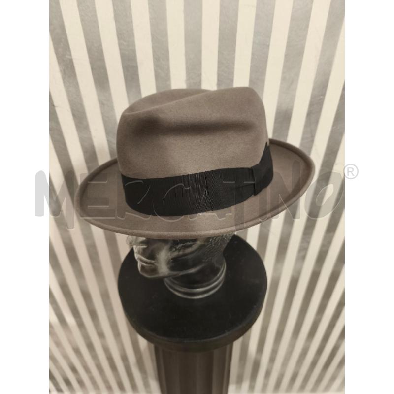 CAPPELLO BORSALINO GRIGIO FIOCCO SCURO | Mercatino dell'Usato Campobasso 1