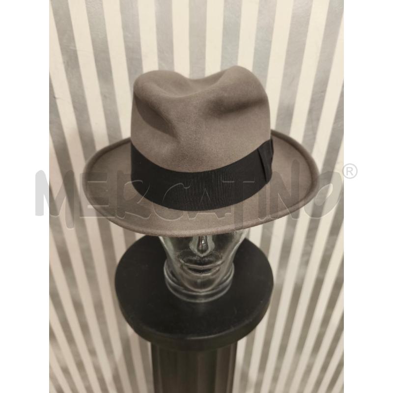 CAPPELLO BORSALINO GRIGIO FIOCCO SCURO | Mercatino dell'Usato Campobasso 2
