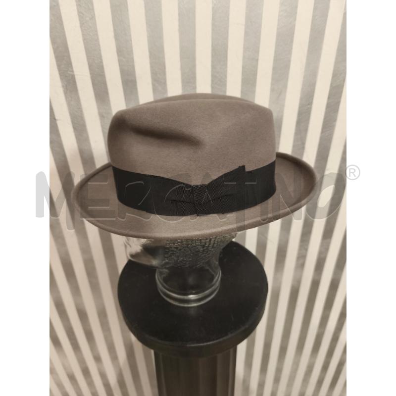 CAPPELLO BORSALINO GRIGIO FIOCCO SCURO | Mercatino dell'Usato Campobasso 3