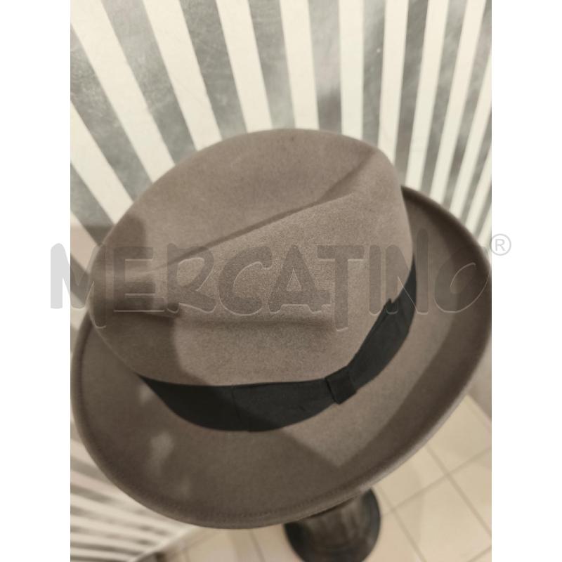 CAPPELLO BORSALINO GRIGIO FIOCCO SCURO | Mercatino dell'Usato Campobasso 4