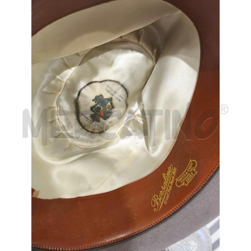 CAPPELLO BORSALINO GRIGIO FIOCCO SCURO | Mercatino dell'Usato Campobasso 5