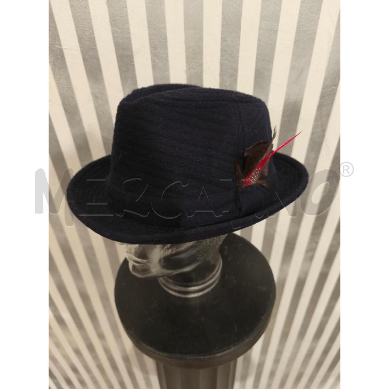 CAPPELLO TRESS E CO BLU PIUMA A LATO | Mercatino dell'Usato Campobasso 1