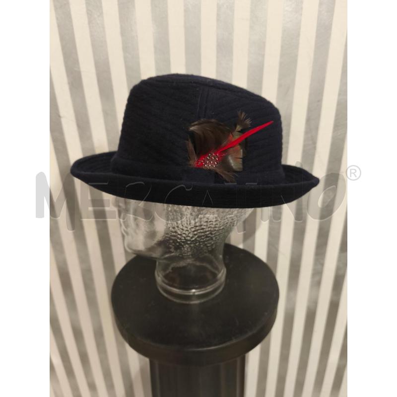 CAPPELLO TRESS E CO BLU PIUMA A LATO | Mercatino dell'Usato Campobasso 2