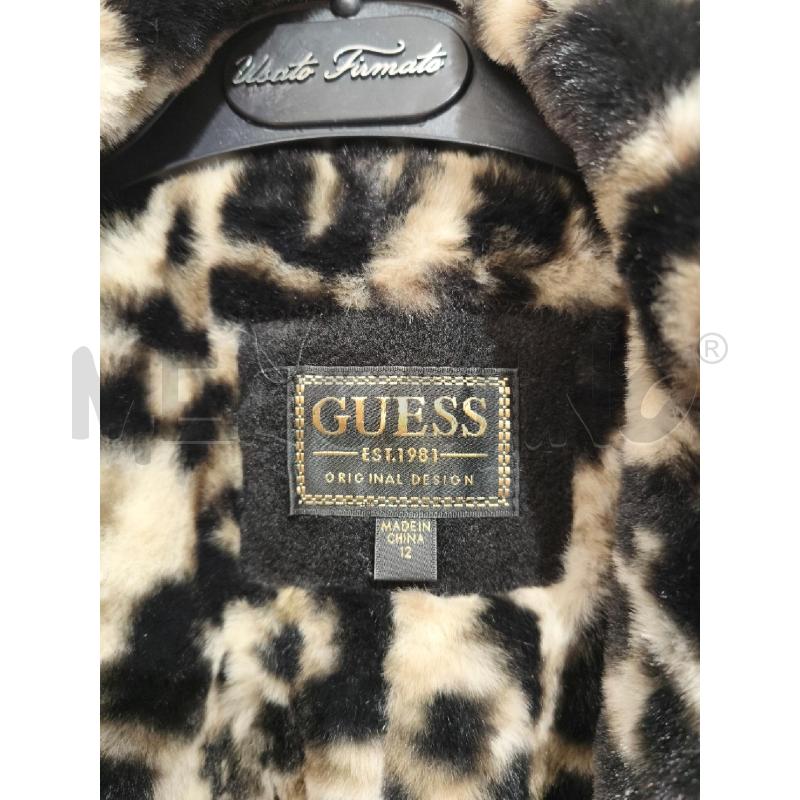 CAPPOTTO BAMBINA GUESS NUOVO NERO INTERNO PELOSINO MACULATO | Mercatino dell'Usato Campobasso 2