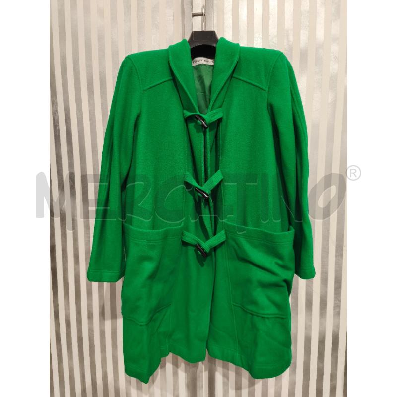 CAPPOTTO DONNA FERRETTI STUDIO VERDE CON ALAMARI | Mercatino dell'Usato Campobasso 1