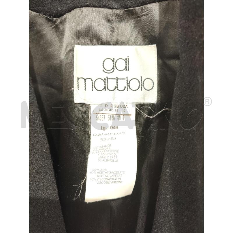 CAPPOTTO DONNA GAI MATTIOLO CORTO NERO | Mercatino dell'Usato Campobasso 2