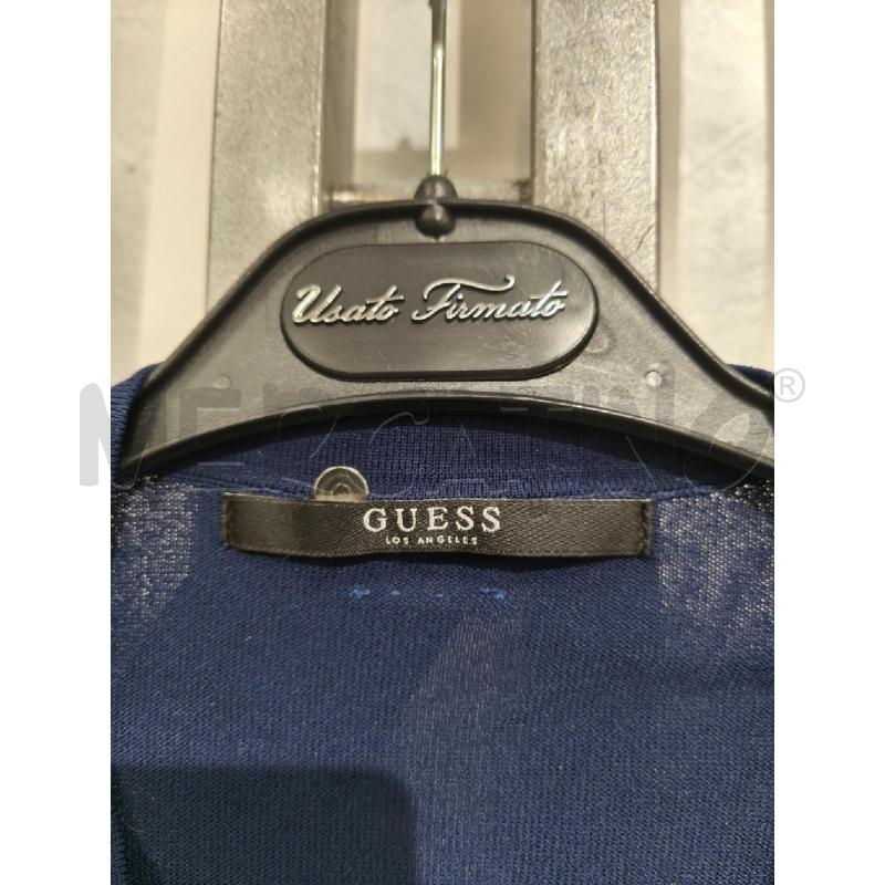 CARDIGAN DONNA GUESS BLU LACCI INCROCI | Mercatino dell'Usato Campobasso 2