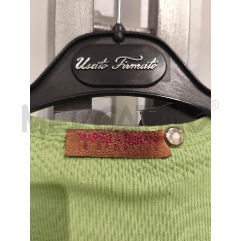 CARDIGAN DONNA MARIELLA BURANI VERDE ERBA PERLINE | Mercatino dell'Usato Campobasso 2