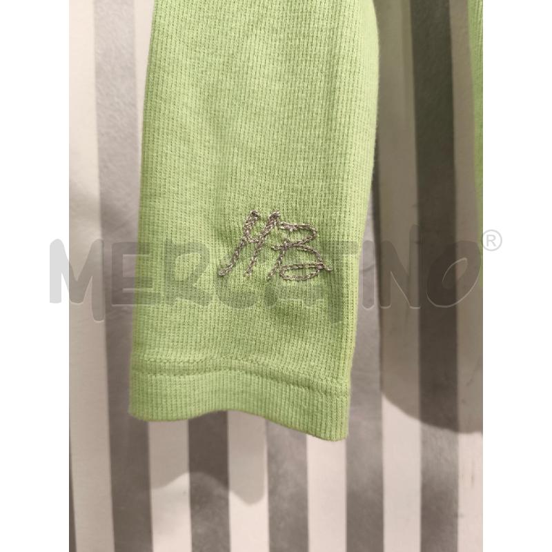 CARDIGAN DONNA MARIELLA BURANI VERDE ERBA PERLINE | Mercatino dell'Usato Campobasso 3