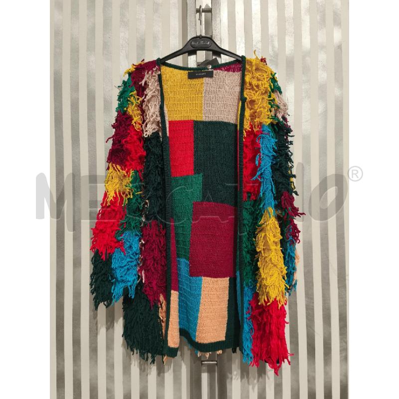 CARDIGAN DONNA UTERQUE COLORATO FRANGE | Mercatino dell'Usato Campobasso 1