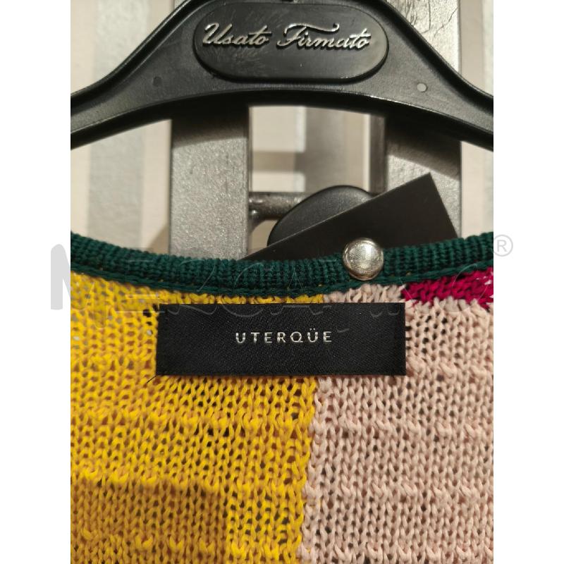 CARDIGAN DONNA UTERQUE COLORATO FRANGE | Mercatino dell'Usato Campobasso 2