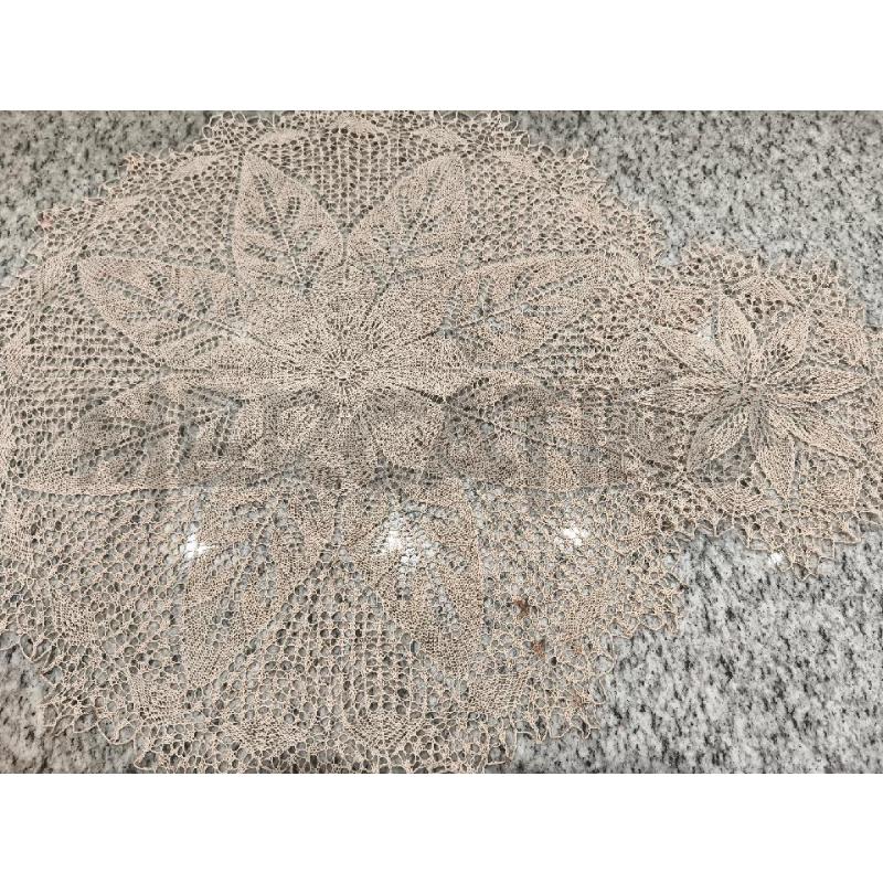 CENTRINI 2PZ. BEIGE TONDI PICCOLO+GRANDE | Mercatino dell'Usato Campobasso 1