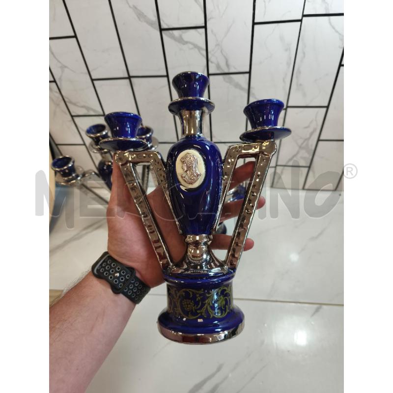 CENTROTAVOLA CON CANDELABRI IN CERAMICA  | Mercatino dell'Usato Campobasso 2