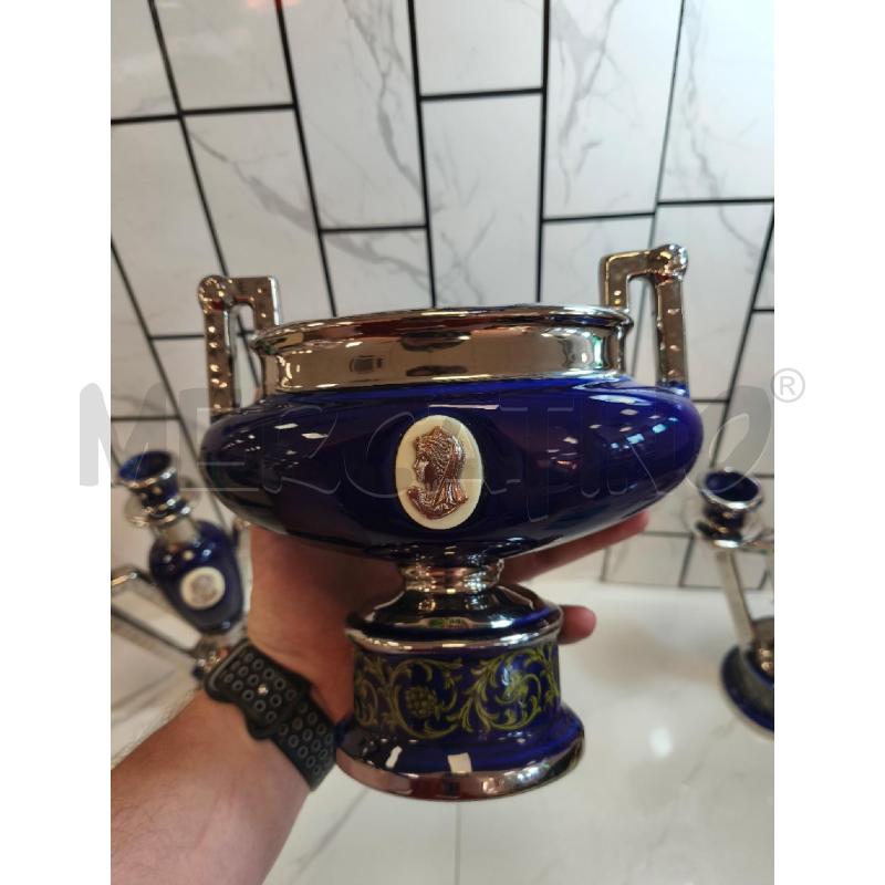 CENTROTAVOLA CON CANDELABRI IN CERAMICA  | Mercatino dell'Usato Campobasso 3