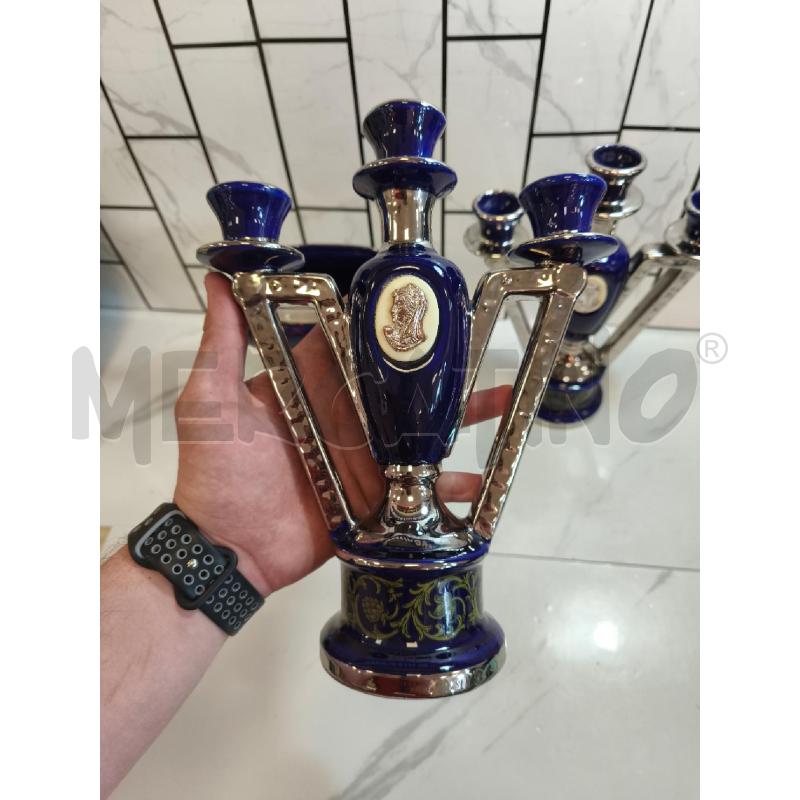 CENTROTAVOLA CON CANDELABRI IN CERAMICA  | Mercatino dell'Usato Campobasso 4