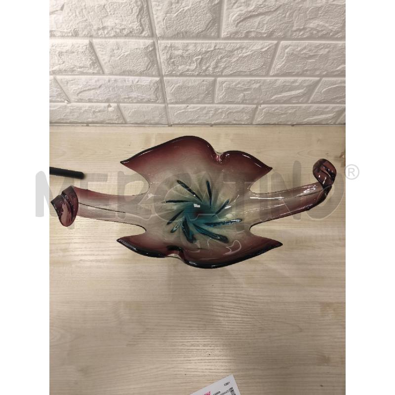 CENTROTAVOLA SAGOMATO MURANO SOFFIATO 45X25X15 | Mercatino dell'Usato Campobasso 2