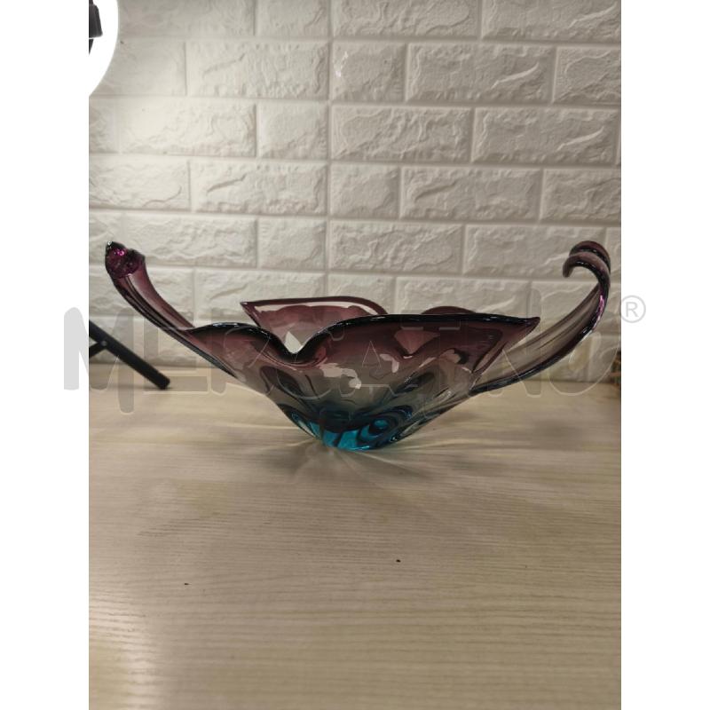 CENTROTAVOLA SAGOMATO MURANO SOFFIATO 45X25X15 | Mercatino dell'Usato Campobasso 5