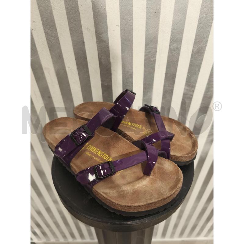 CIABATTE DONNA BIRKENSTOCK VIOLA LUCIDE | Mercatino dell'Usato Campobasso 1