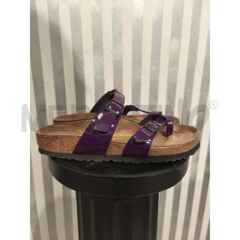 CIABATTE DONNA BIRKENSTOCK VIOLA LUCIDE | Mercatino dell'Usato Campobasso 2