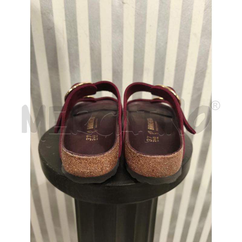 CIABATTE DONNA BIRKENSTOK BORDEAUX E DORATE | Mercatino dell'Usato Campobasso 4