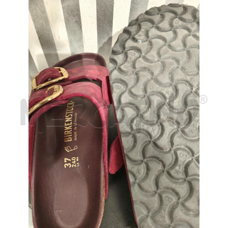 CIABATTE DONNA BIRKENSTOK BORDEAUX E DORATE | Mercatino dell'Usato Campobasso 5