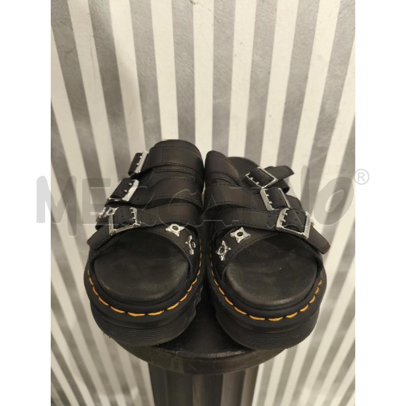 CIABATTE DONNA DR MARTENS NERE 3 FIBBIE | Mercatino dell'Usato Campobasso 3