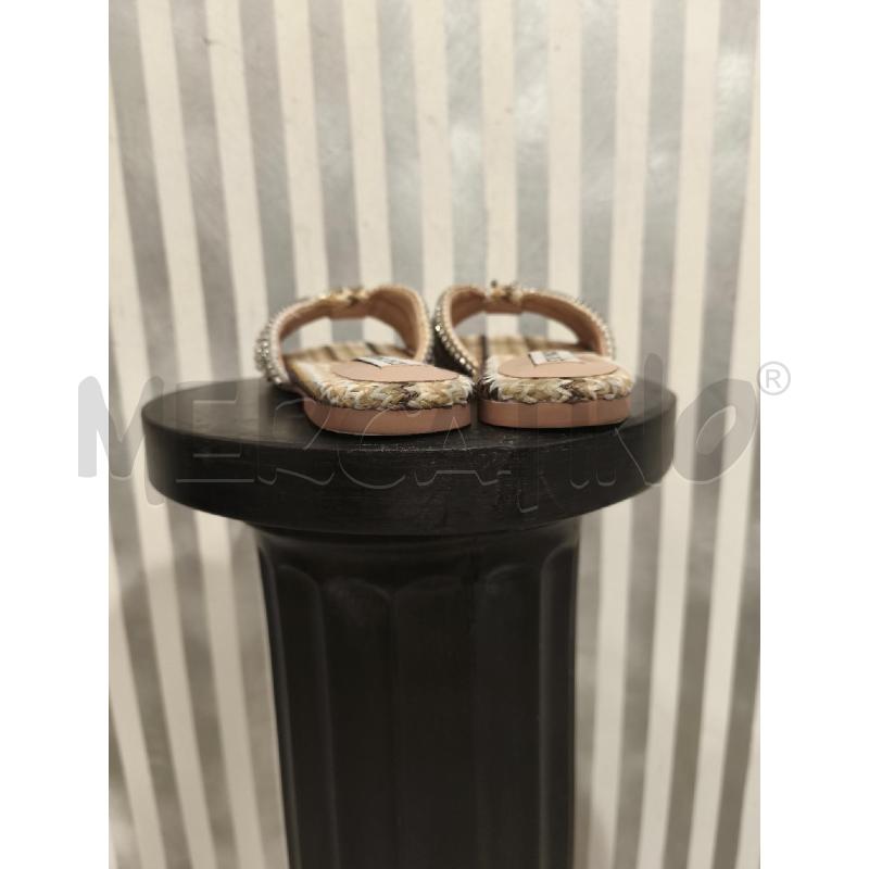 CIABATTE DONNA STEVE MADDEN PAGLIETTA BEIGE STRASS | Mercatino dell'Usato Campobasso 3