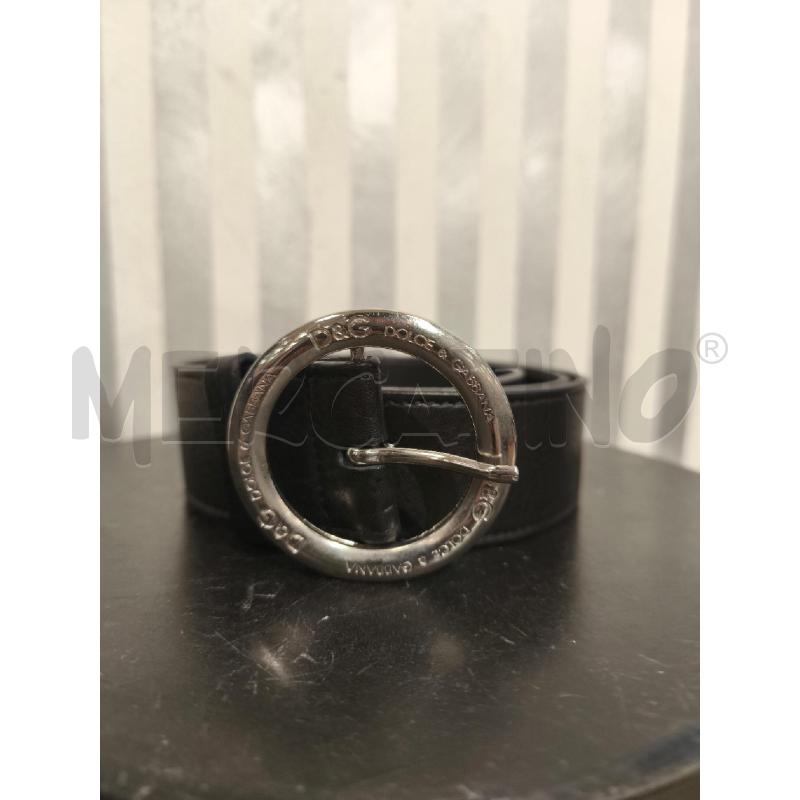 CINTURA DONNA D&G NERA  | Mercatino dell'Usato Campobasso 1