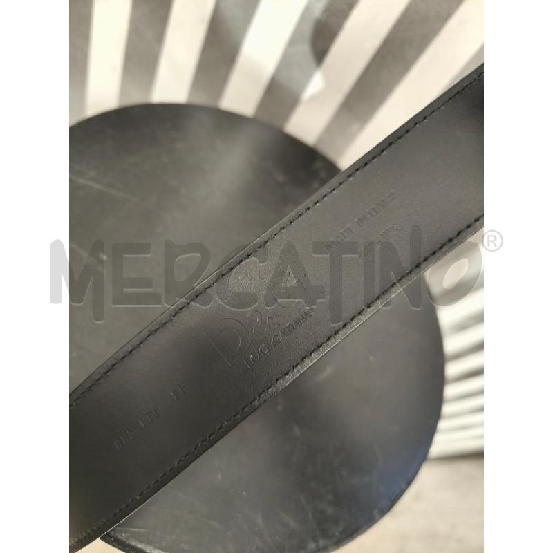 CINTURA DONNA D&G NERA  | Mercatino dell'Usato Campobasso 3