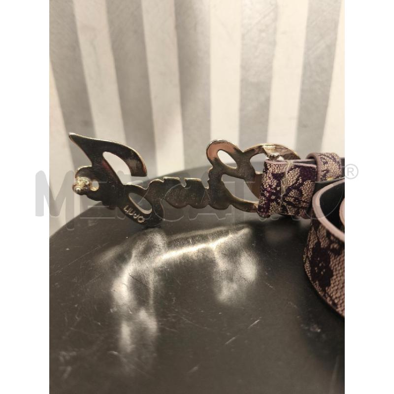 CINTURA DONNA LIU JO ROSA PIZZO NERO | Mercatino dell'Usato Campobasso 3