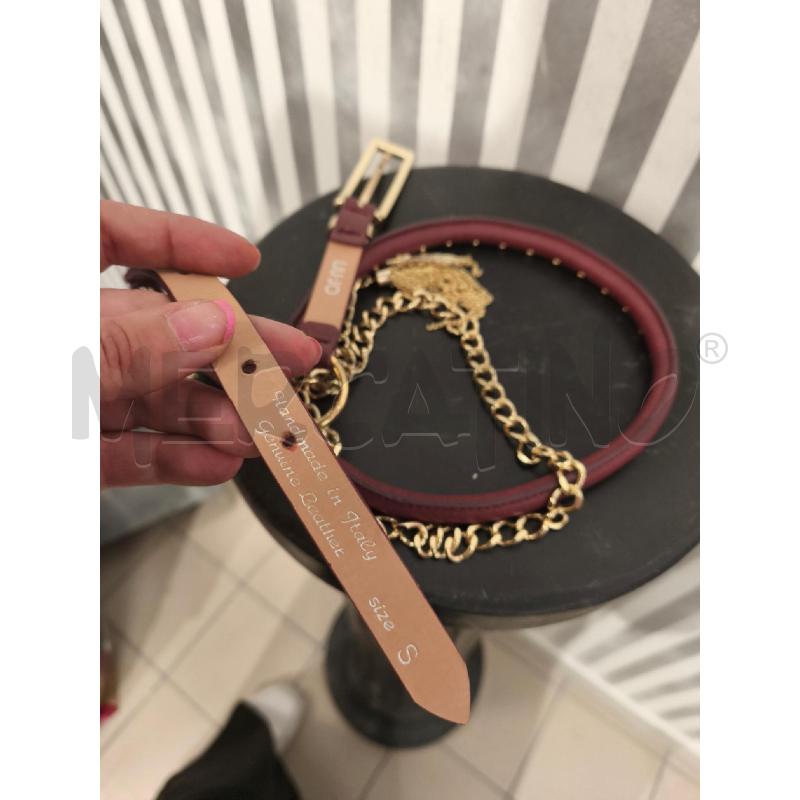 CINTURA DONNA LIU JO ROSA SCURO E DORATA | Mercatino dell'Usato Campobasso 4