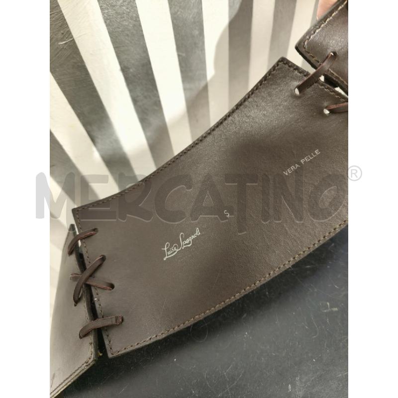 CINTURA DONNA LUISA SPAGNOLI MARRONE CAMOSCIO CROCI | Mercatino dell'Usato Campobasso 3