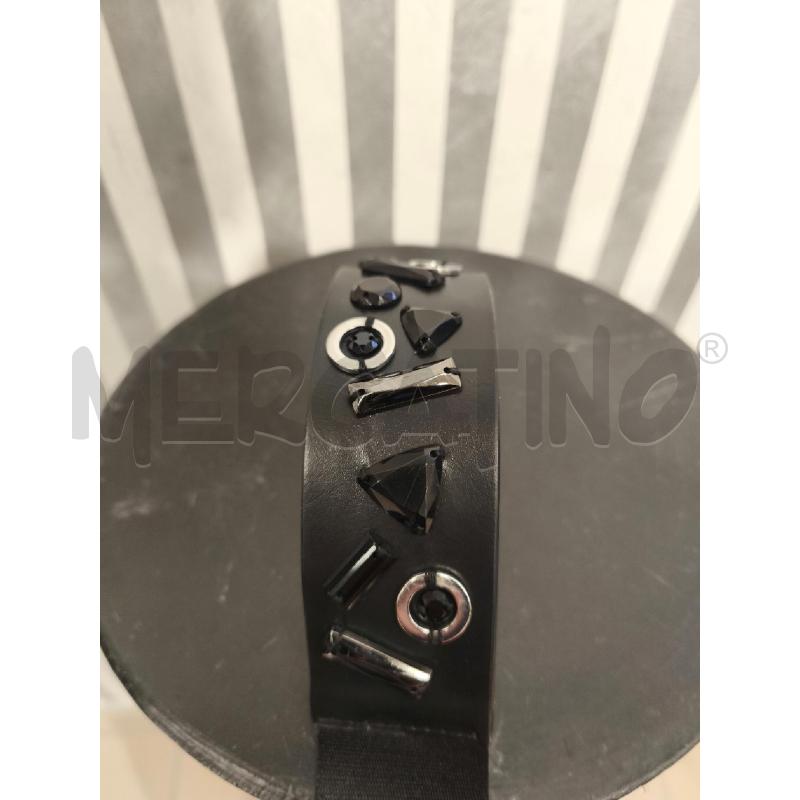 CINTURA DONNA MAX&CO NERA ELASTICA STRASS VARIE FORME | Mercatino dell'Usato Campobasso 3