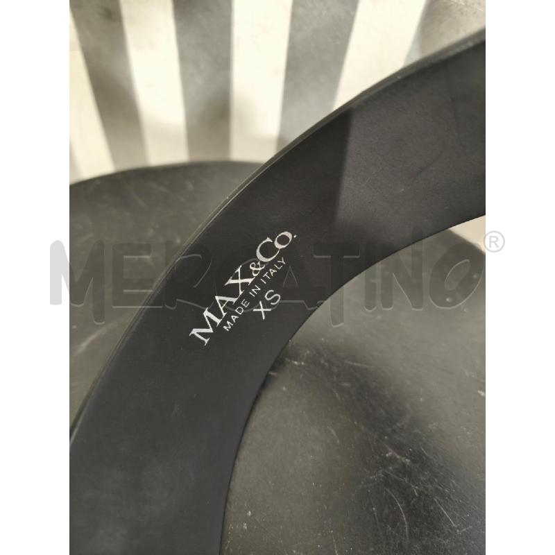 CINTURA DONNA MAX&CO NERA ELASTICA STRASS VARIE FORME | Mercatino dell'Usato Campobasso 4
