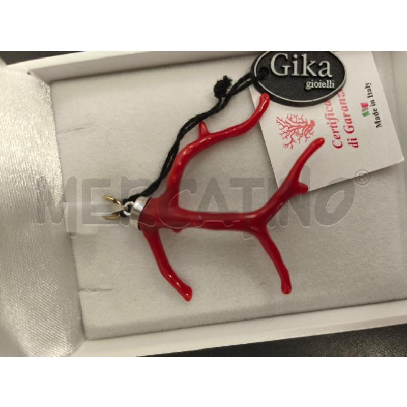 CIONDOLO GIKA TIP CORALLO | Mercatino dell'Usato Campobasso 3