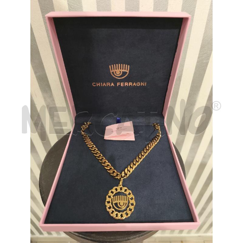 COLLANA CHIARA FERRAGNI DORATA OCCHIO | Mercatino dell'Usato Campobasso 1