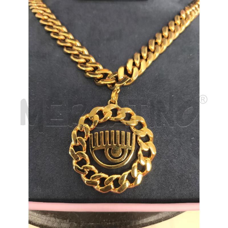 COLLANA CHIARA FERRAGNI DORATA OCCHIO | Mercatino dell'Usato Campobasso 2