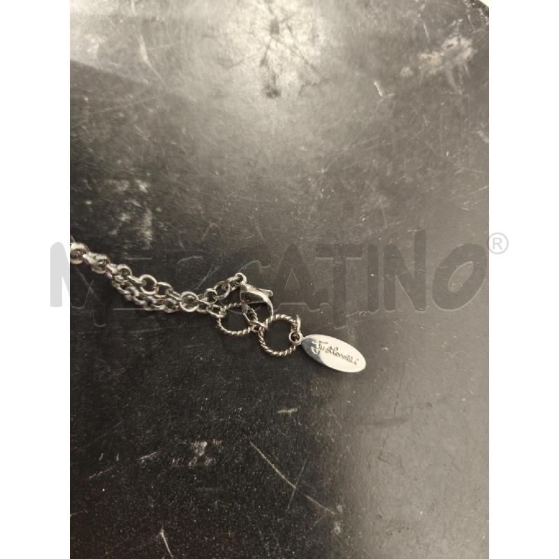 COLLANA JUST CAVALLI SILVER E DORATA CERCHI | Mercatino dell'Usato Campobasso 2