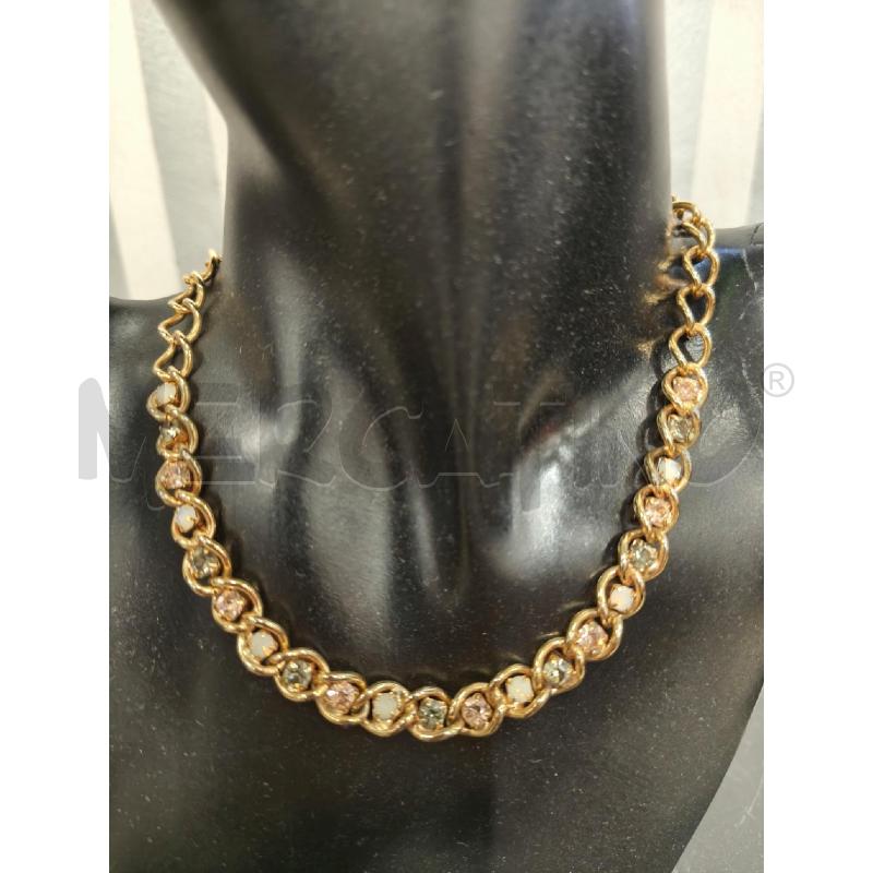 COLLANA KEMIRA GIROCOLLO A CATENA STRASS | Mercatino dell'Usato Campobasso 3