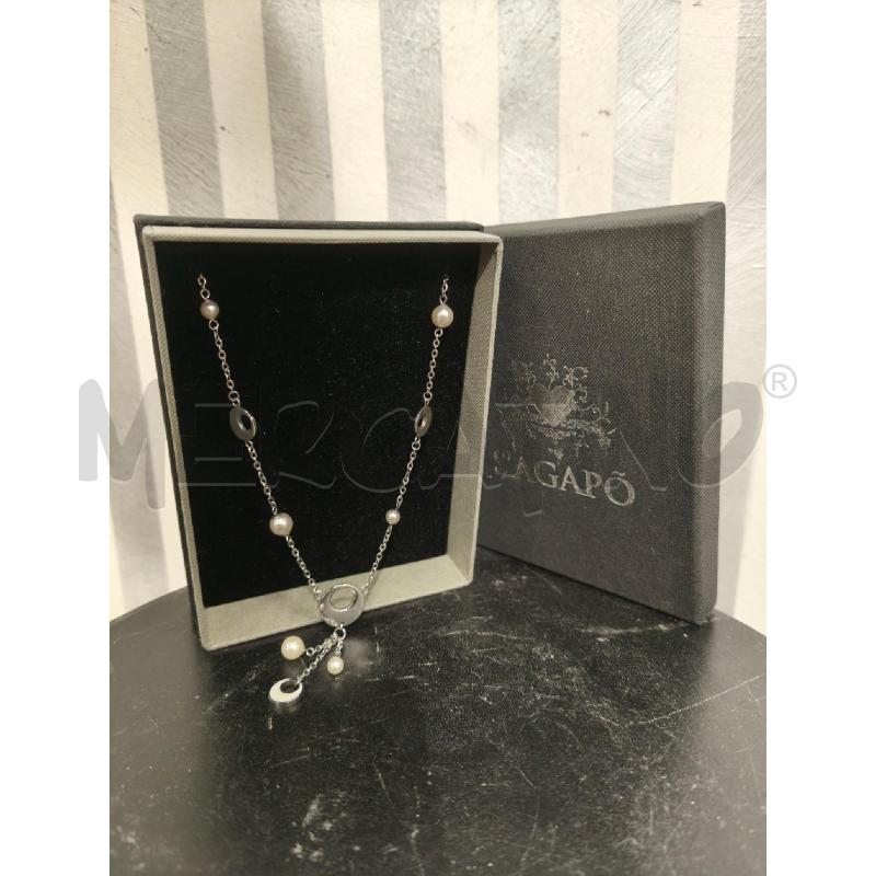 COLLANA S'AGAPÒ CERCHI E SFERETTE TIP PERLA | Mercatino dell'Usato Campobasso 1